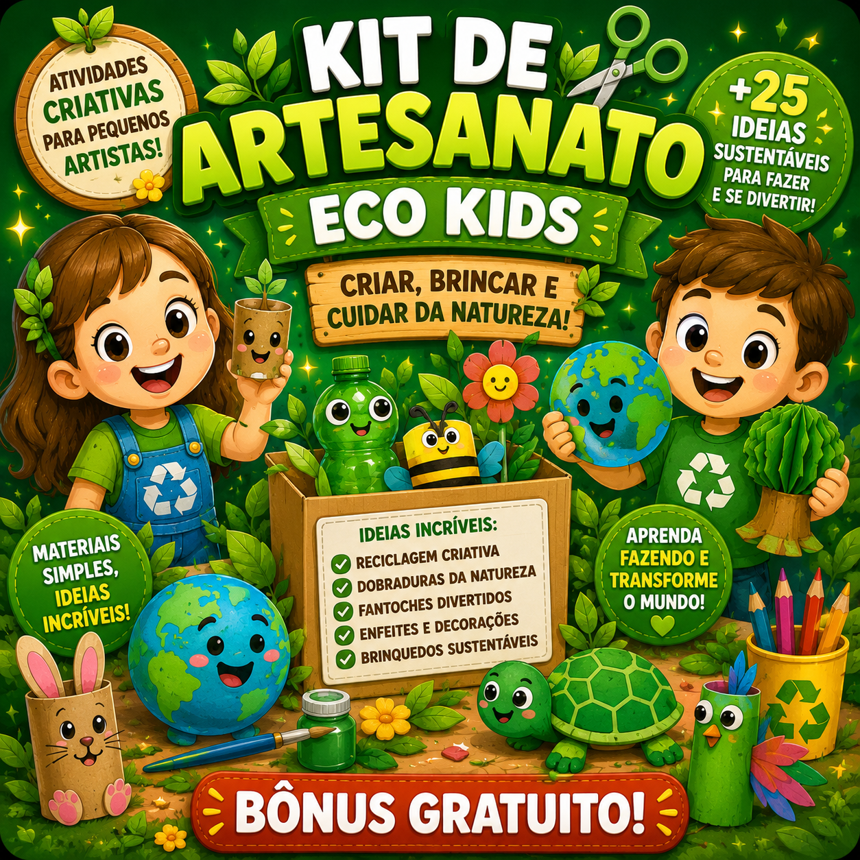 Kit de Artesanato Eco Kids
